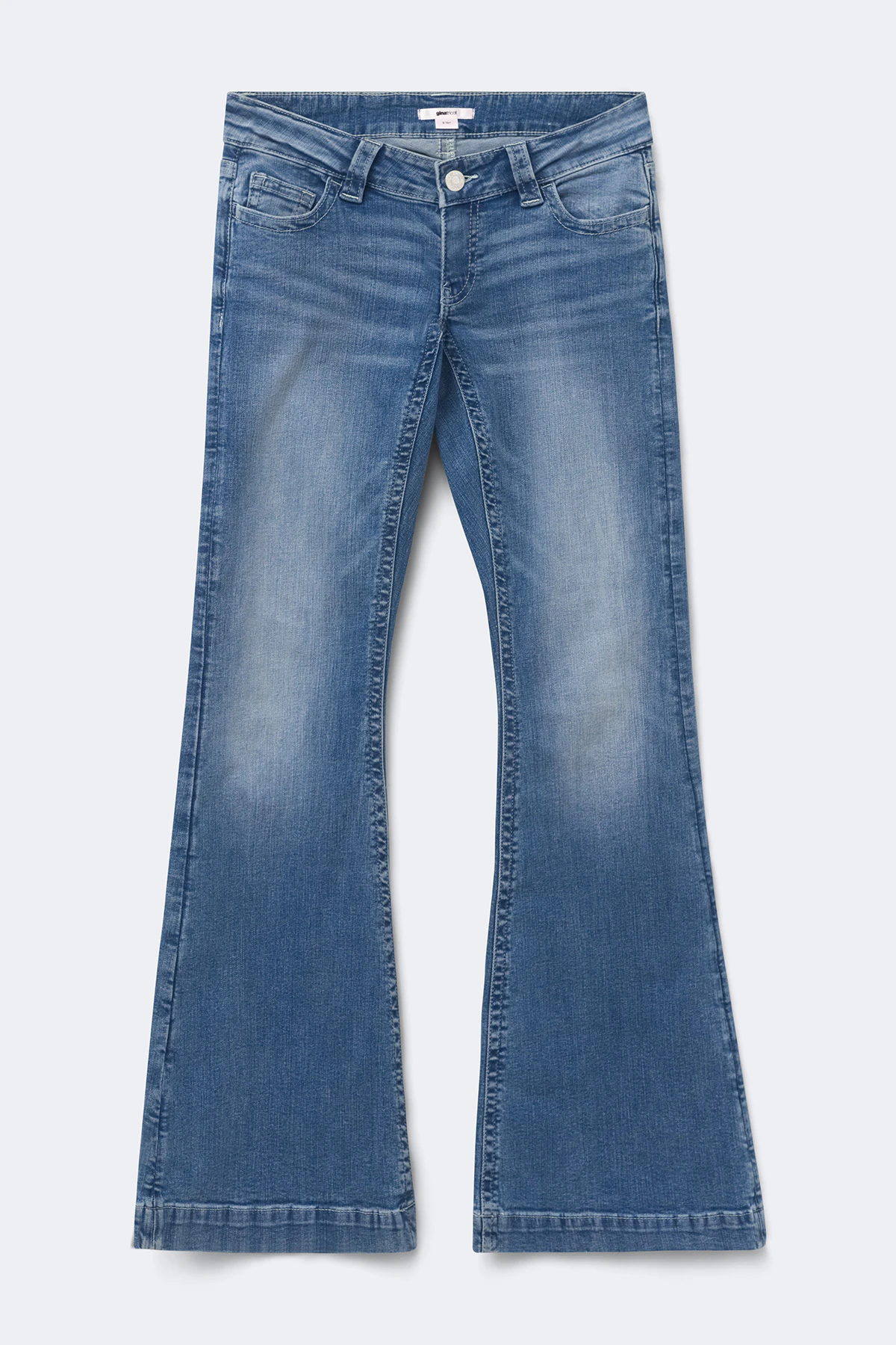 Gina Tricot 14+ holy low rise flap jeans dam – bild 4