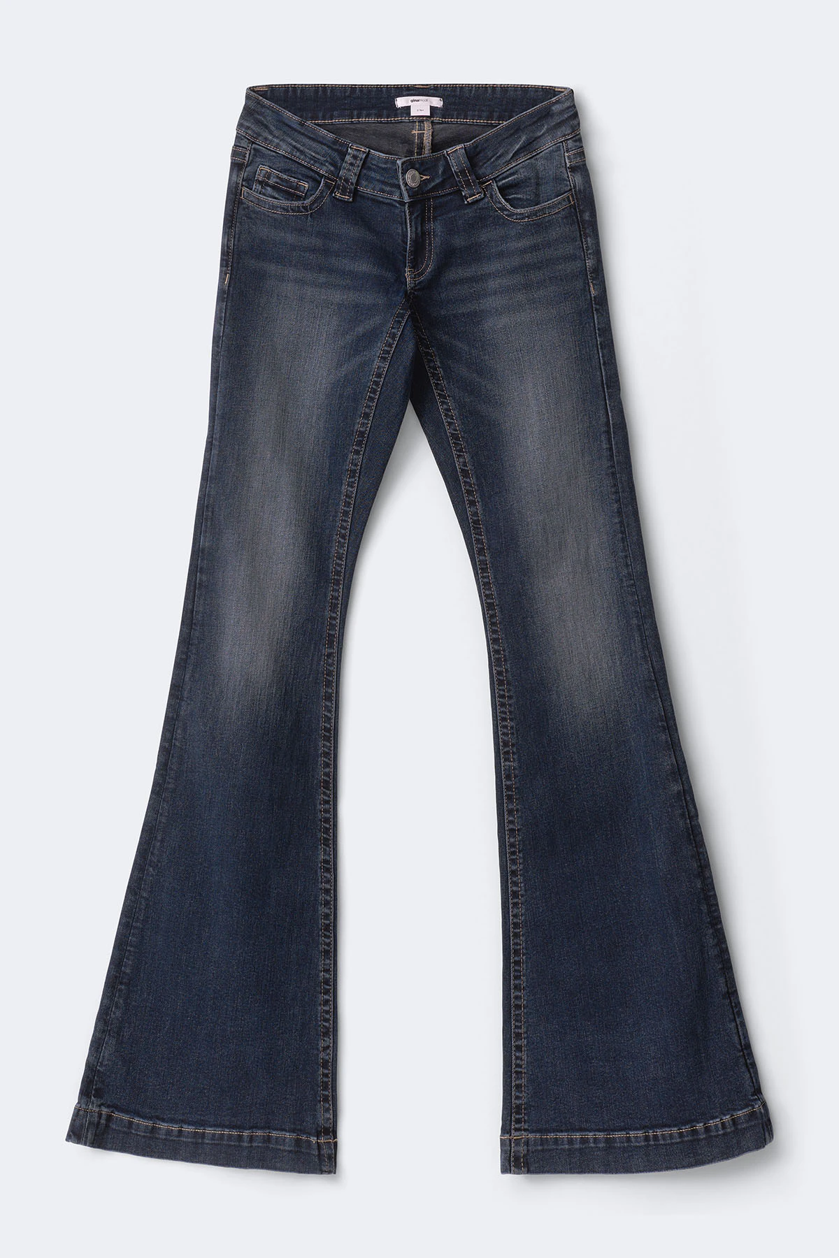Gina Tricot 14+ holy low rise flap jeans dam – bild 4