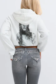 14+ holy low rise flap jeans