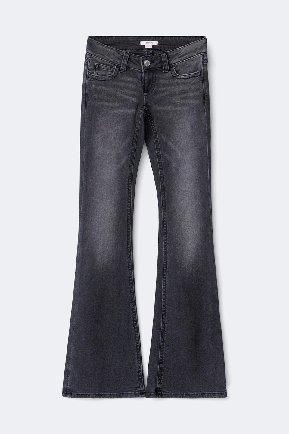 14+ decorated low flare jeans