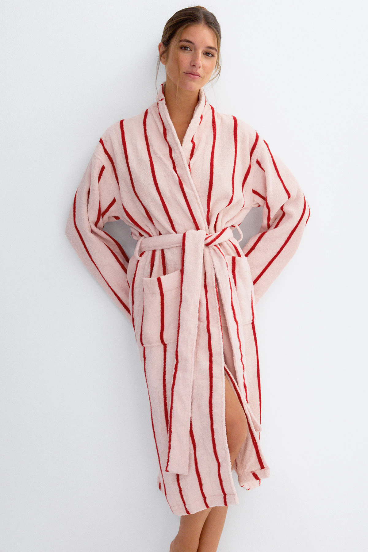 Gina Tricot Soft terry bathrobe morgonrockar dam