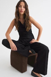Jersey tailored trousers