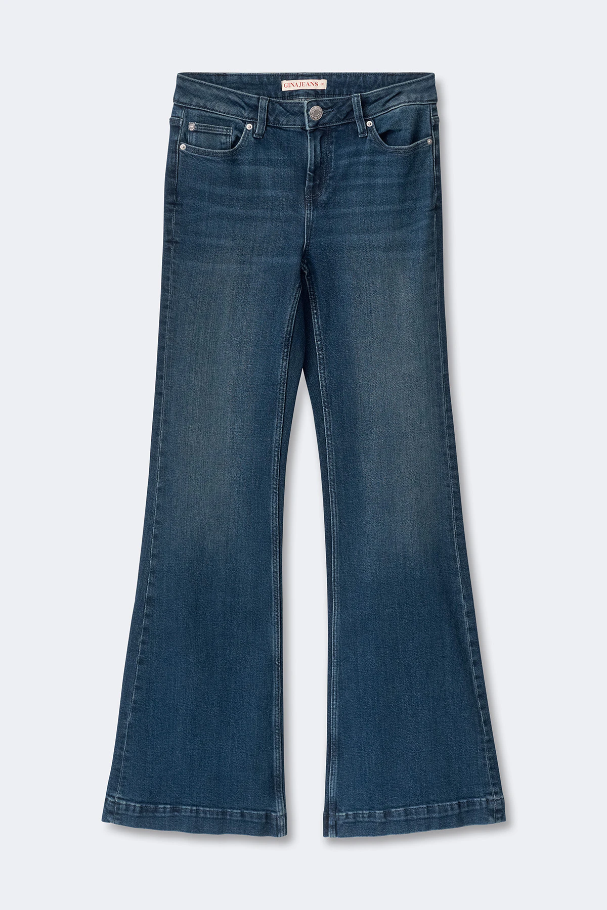 Gina Tricot Shape up flare petite jeans dam