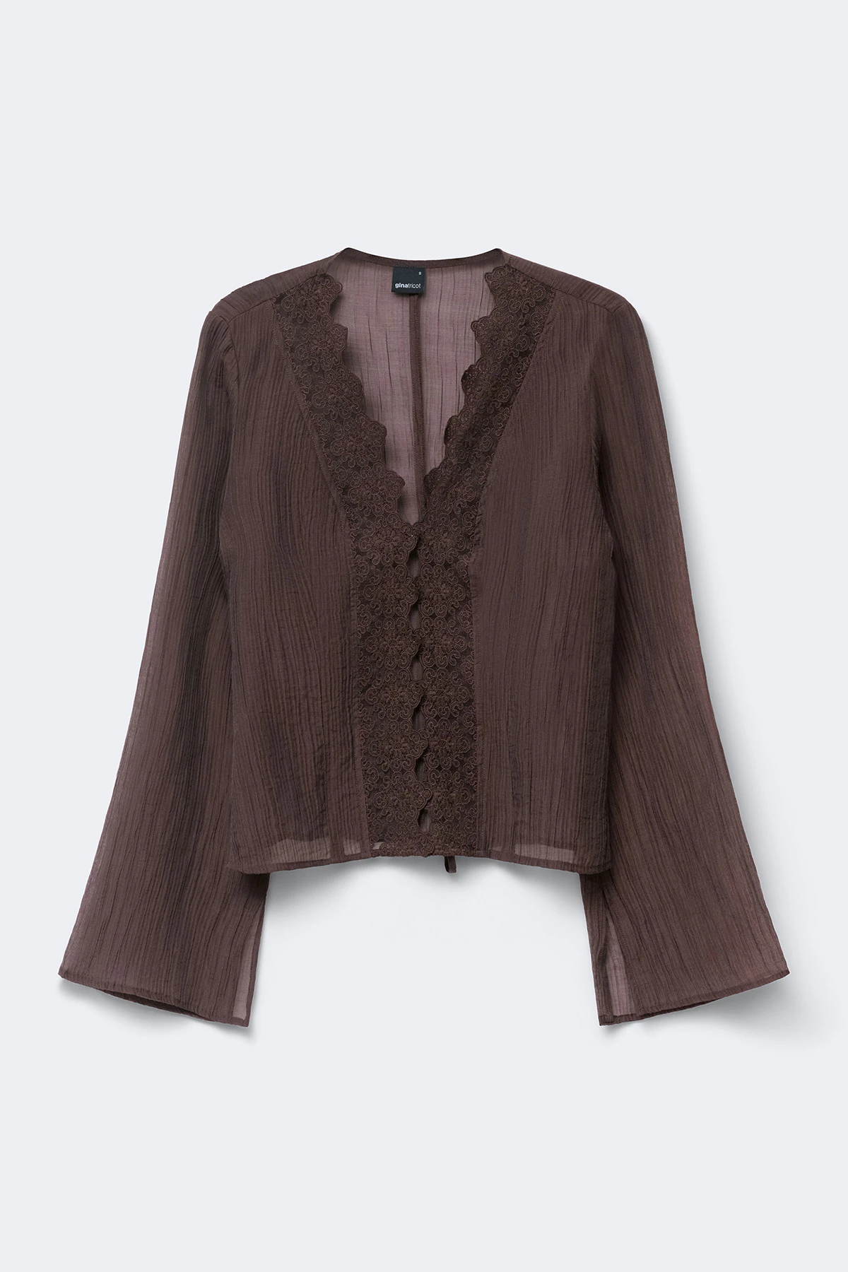 Gina Tricot Lace blouse toppar & linnen dam – bild 4
