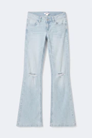 Y sparkle low flare jeans tall