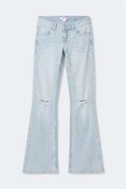 Y sparkle low flare jeans tall