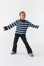 Y petite crew neck kids sweater