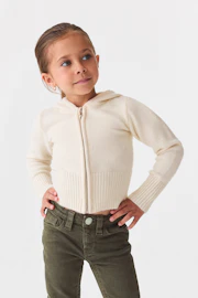 Y petite knitted kids hoodie