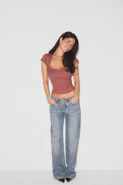 Wow built-in bra top