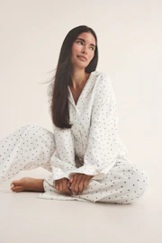 Flannel pyjamas shirt