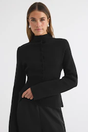Button knitted cardigan