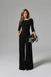 Tailored pleated trousers