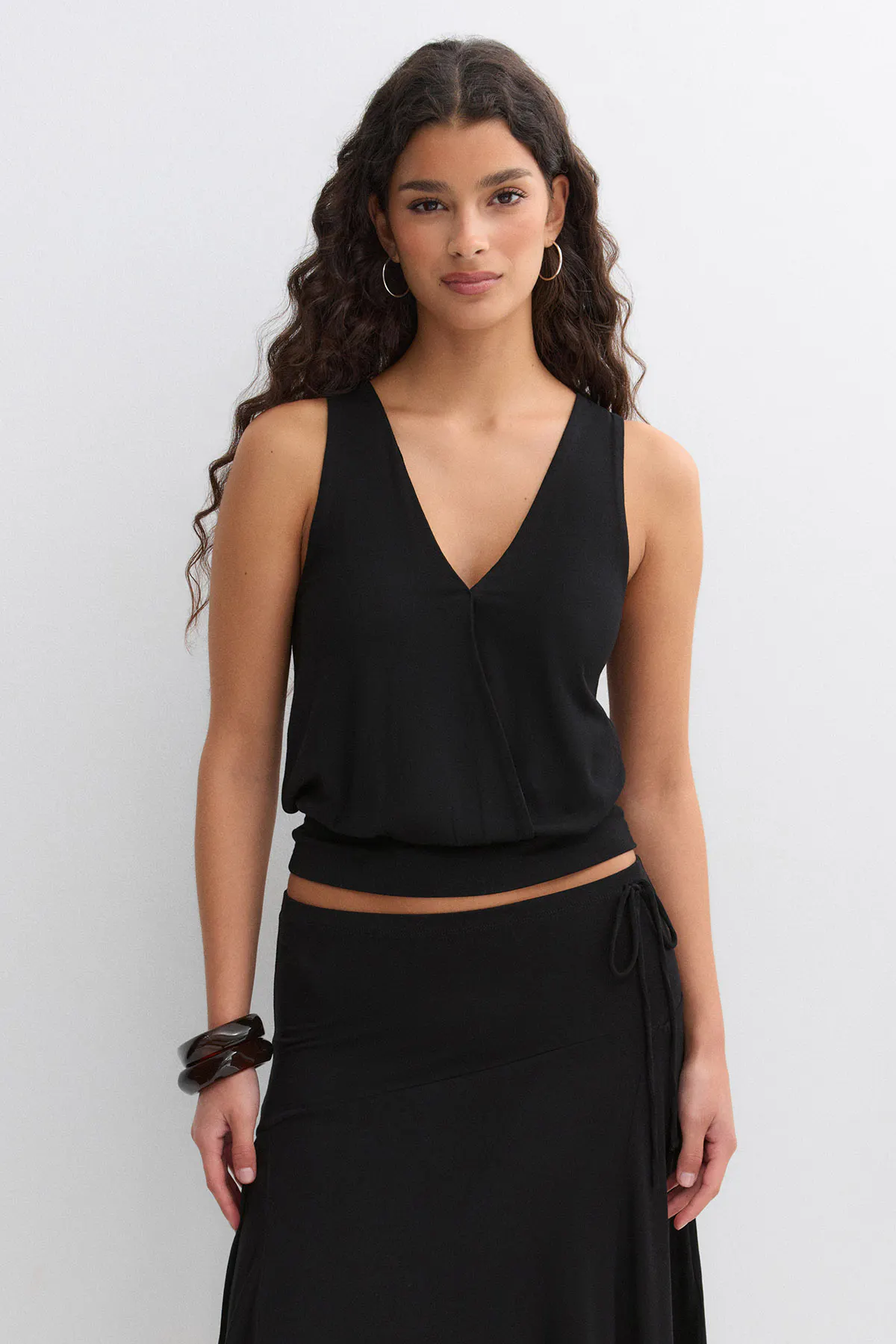 Gina Tricot Cuff detail top