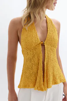 Lace Halterneck Top