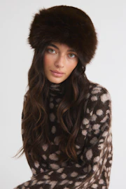 Faux fur hat