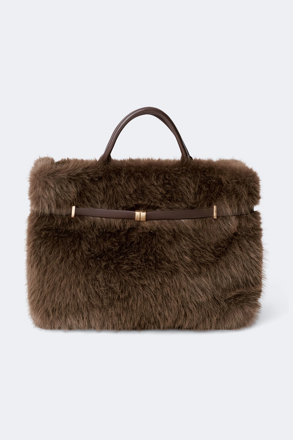 Gina Tricot Belted faux fur bag handväskor & axelremsväskor dam
