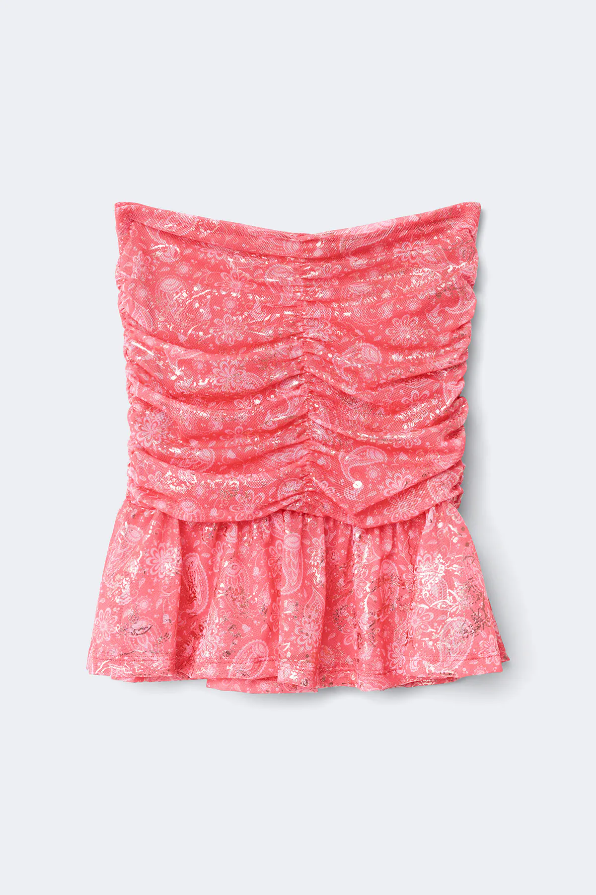 Y paisley top - Pink - Gina Tricot