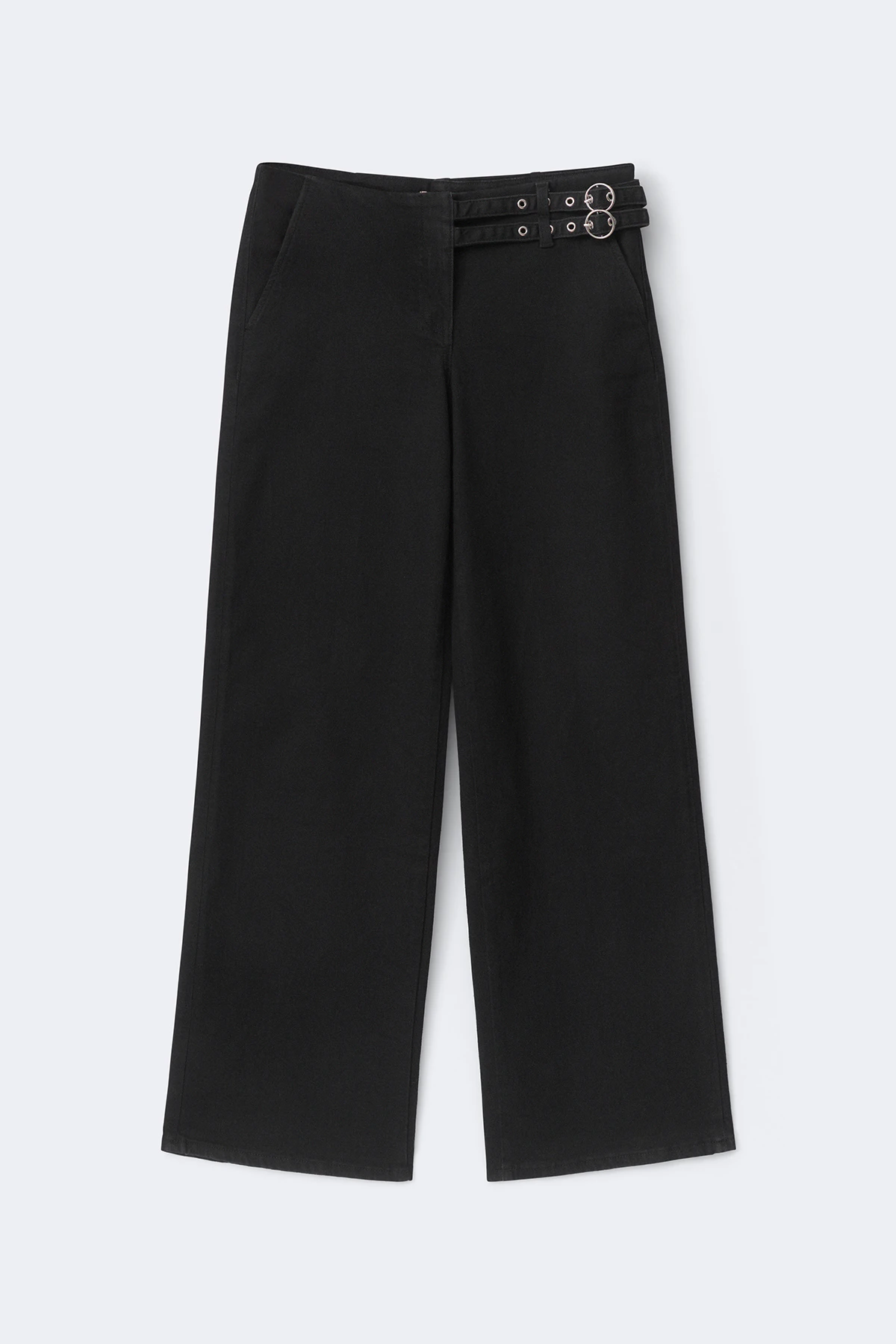 Gina Tricot Booty belted petite jeans dam