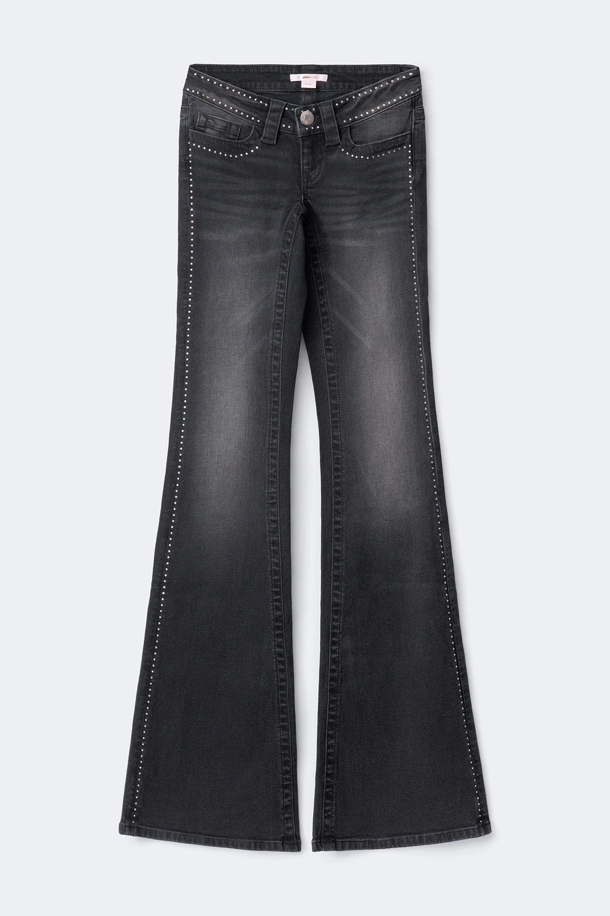 Gina Tricot 14+ runway studs jeans dam – bild 4