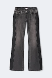 14+ lace edge loose jeans tall