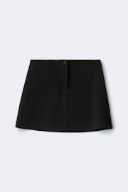 Tailored mini skirt