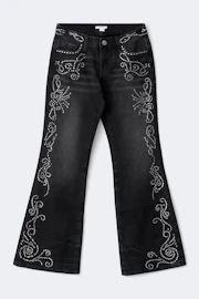 14+ rhinestone jeans petite