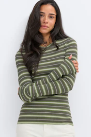 Stripe Knitted Top