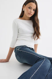 Y wings flare jeans