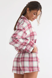 Flannel pyjamas shorts