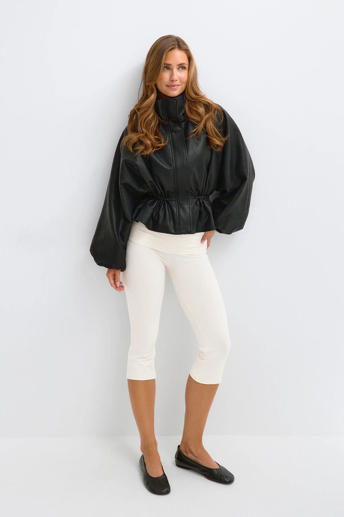Gina Tricot Folded capri trousers byxor dam