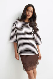 Short sleeve stripe tee