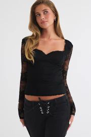 14+ lace top