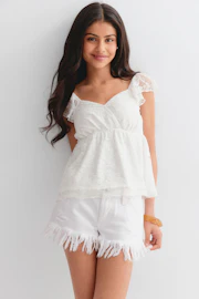Y cali dream denim shorts