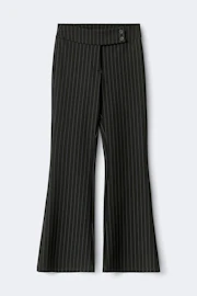 Tall mid waist flare trousers
