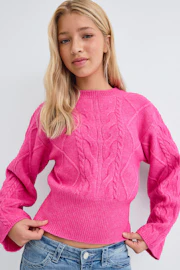 Y knitted sweater