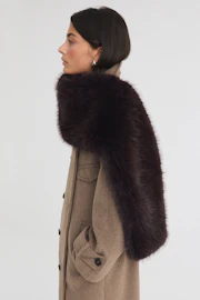 Faux fur scarf