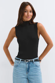 Turtleneck Knitted Top