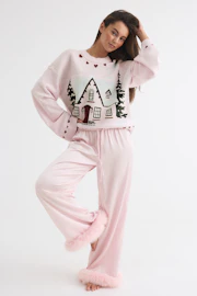 Knitted loungewear sweater