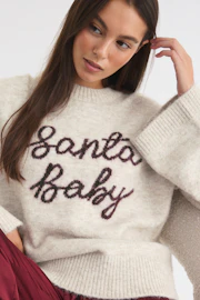 Knitted loungewear sweater