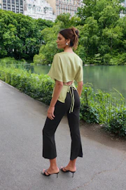 Kick flare trousers