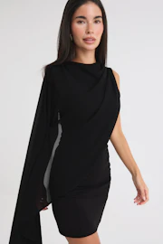 Cape mini dress