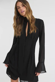 Chiffon mini dress