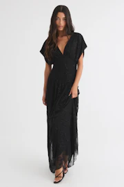 Beaded maxi dress