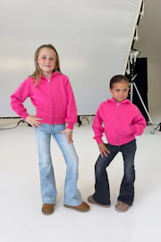 Y petite zip kids hoodie