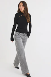 Knitted detail top