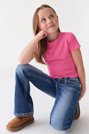 Y petite printed kids tee