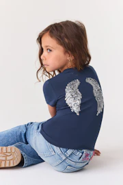 Y petite printed kids tee