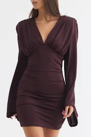 Ruched mini dress