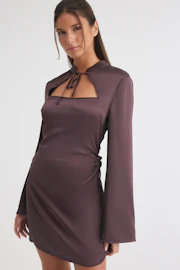 Keyhole mini dress