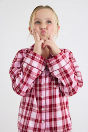 Y petite flannel kids shirt